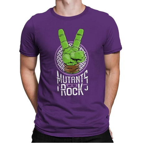 Mutants Rock - Mens Premium T-Shirts RIPT Apparel Small / Purple Rush