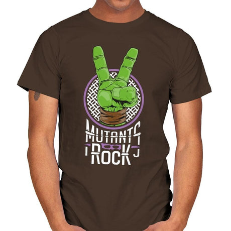 Mutants Rock - Mens T-Shirts RIPT Apparel Small / Dark Chocolate