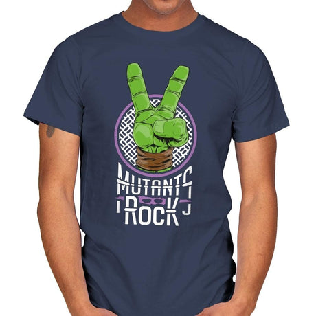 Mutants Rock - Mens T-Shirts RIPT Apparel Small / Navy