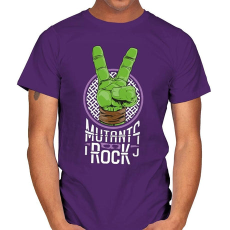 Mutants Rock - Mens T-Shirts RIPT Apparel Small / Purple