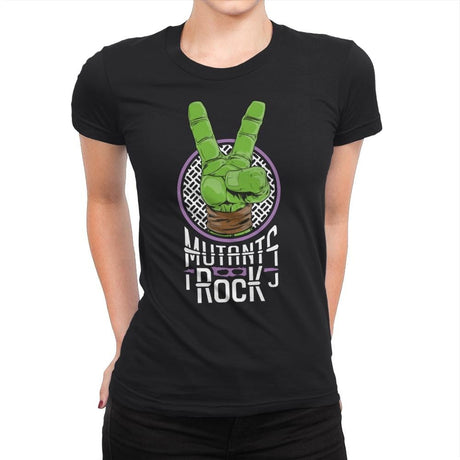Mutants Rock - Womens Premium T-Shirts RIPT Apparel Small / Black