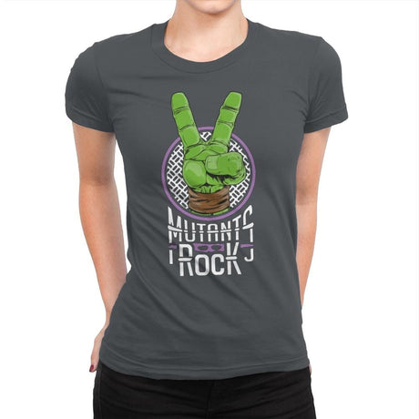 Mutants Rock - Womens Premium T-Shirts RIPT Apparel Small / Heavy Metal