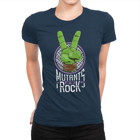 Mutants Rock - Womens Premium T-Shirts RIPT Apparel Small / Midnight Navy