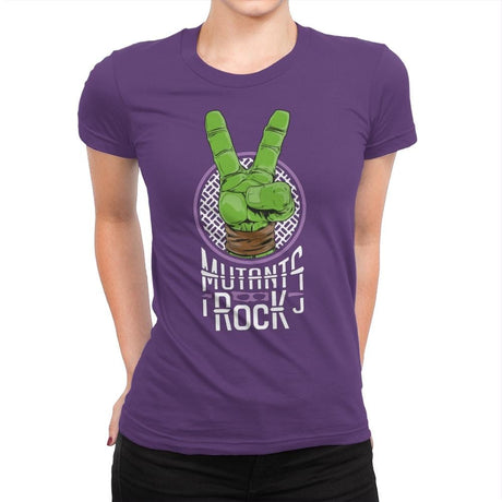Mutants Rock - Womens Premium T-Shirts RIPT Apparel Small / Purple Rush