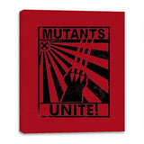 Mutants Unite - Canvas Wraps Canvas Wraps RIPT Apparel 16x20 / Red
