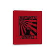 Mutants Unite - Canvas Wraps Canvas Wraps RIPT Apparel 8x10 / Red