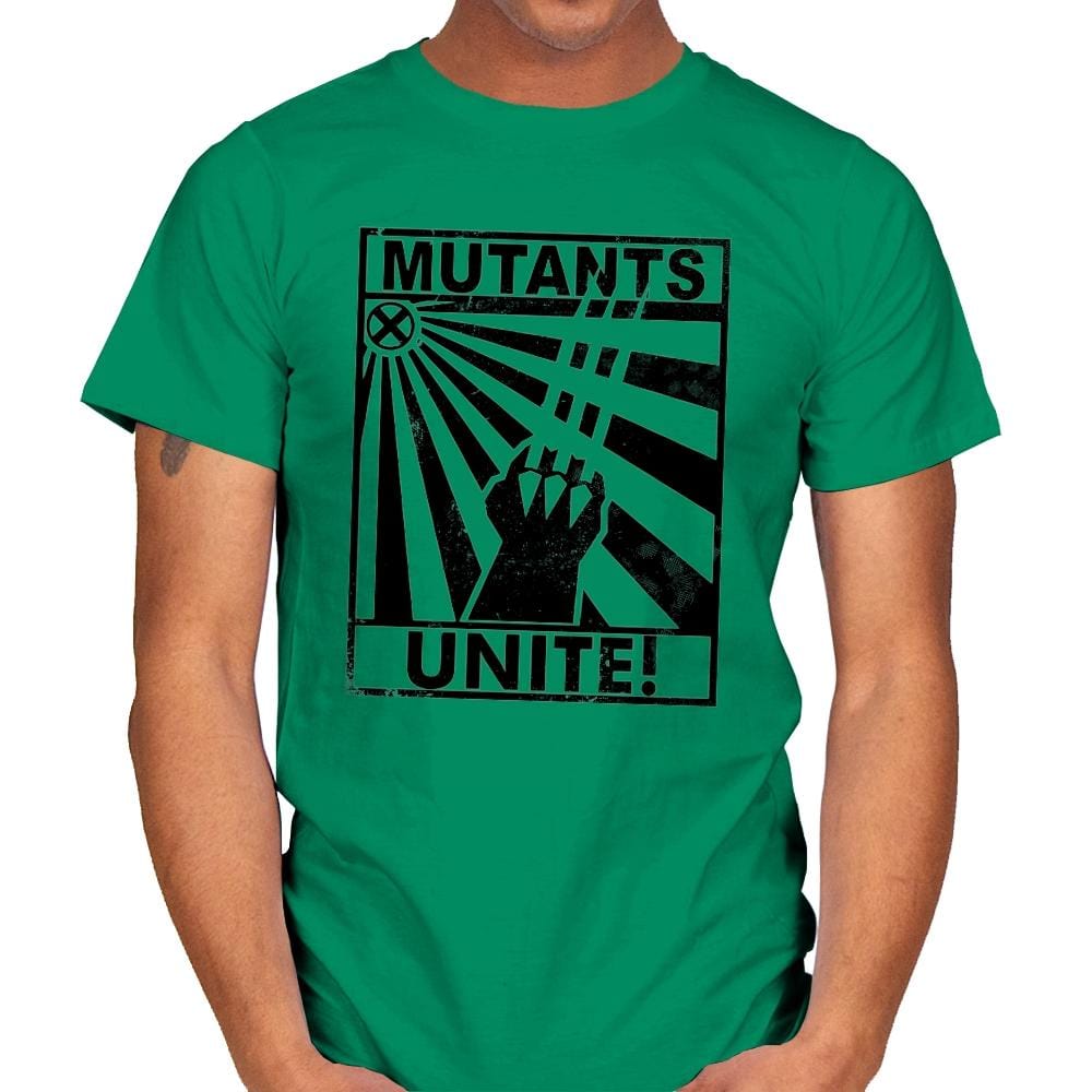 Mutants Unite - Mens T-Shirts RIPT Apparel Small / Kelly