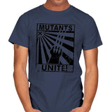 Mutants Unite - Mens T-Shirts RIPT Apparel Small / Navy