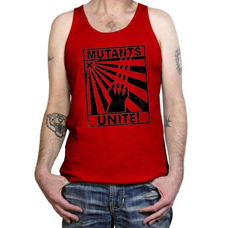 Mutants Unite - Tanktop Tanktop RIPT Apparel X-Small / Red