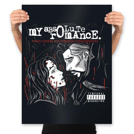 My Absolute Romance - Prints Posters RIPT Apparel 18x24 / Black