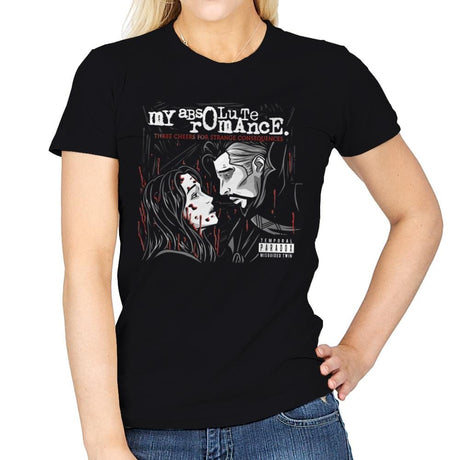 My Absolute Romance - Womens T-Shirts RIPT Apparel Small / Black