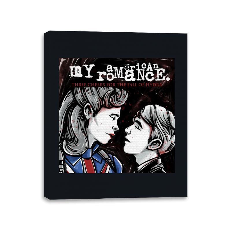 My American Romance - Canvas Wraps Canvas Wraps RIPT Apparel 11x14 / Black