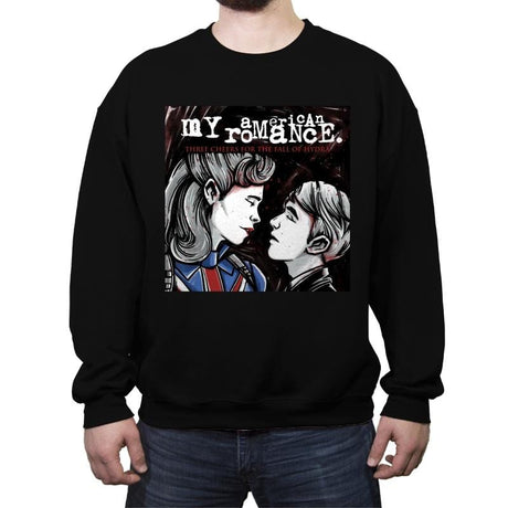 My American Romance - Crew Neck Sweatshirt Crew Neck Sweatshirt RIPT Apparel Small / Black