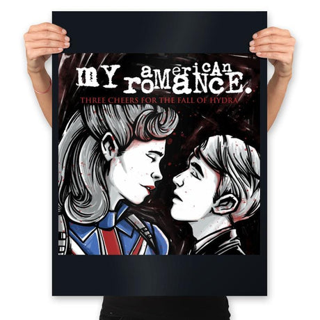 My American Romance - Prints Posters RIPT Apparel 18x24 / Black