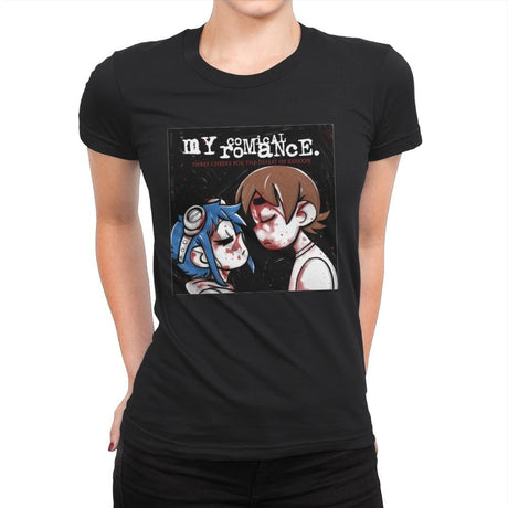 My Comical Romance - Womens Premium T-Shirts RIPT Apparel Small / Black