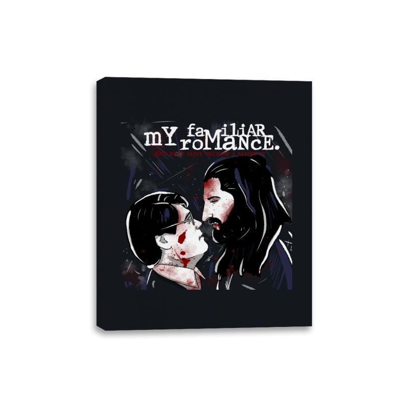 My Familiar Romance - Canvas Wraps Canvas Wraps RIPT Apparel 8x10 / Black
