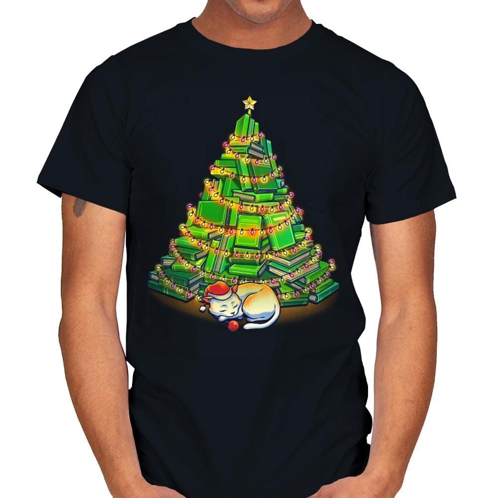 My Favorite Xmas Tree - Mens T-Shirts RIPT Apparel Small / Black