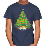My Favorite Xmas Tree - Mens T-Shirts RIPT Apparel Small / Navy
