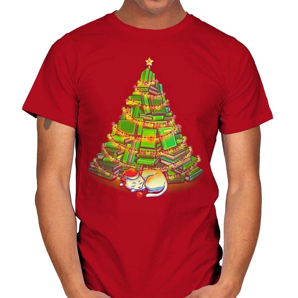 My Favorite Xmas Tree - Mens T-Shirts RIPT Apparel Small / Red