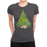 My Favorite Xmas Tree - Womens Premium T-Shirts RIPT Apparel Small / Heavy Metal