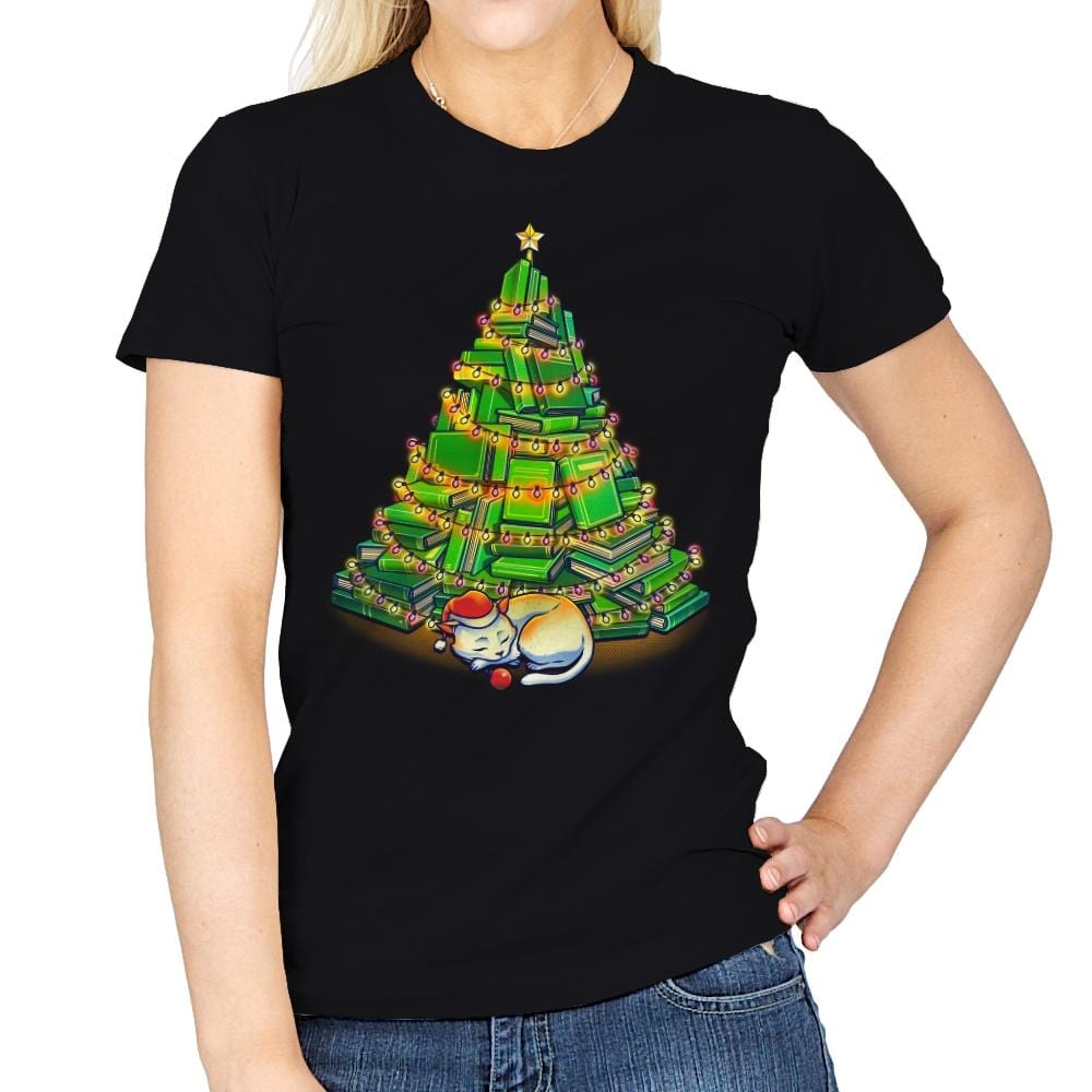 My Favorite Xmas Tree - Womens T-Shirts RIPT Apparel Small / Black