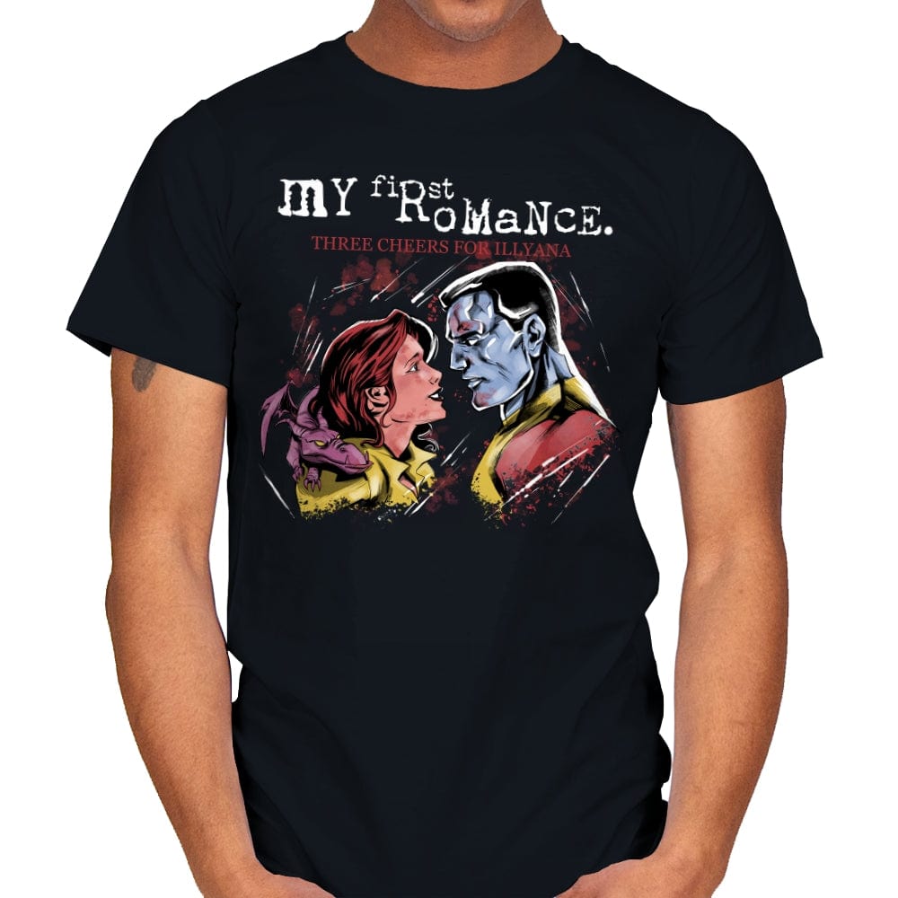 My First Romance - Mens T-Shirts RIPT Apparel Small / Black