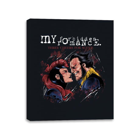 My Forbidden Romance - Canvas Wraps Canvas Wraps RIPT Apparel 11x14 / Black
