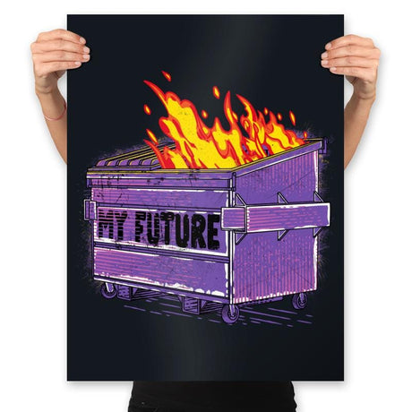 My Future - Prints Posters RIPT Apparel 18x24 / Black