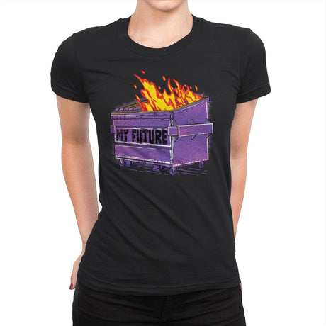 My Future - Womens Premium T-Shirts RIPT Apparel Small / Black