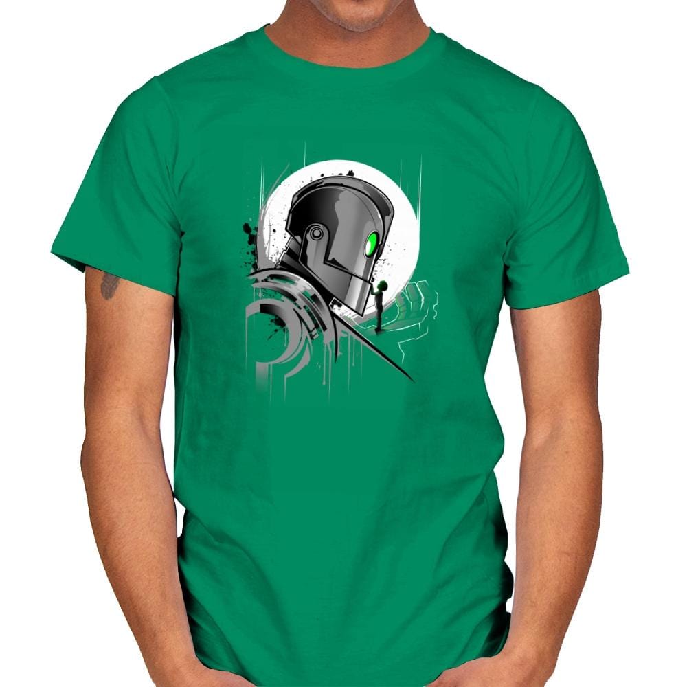 My Giant Friend - Graffitees - Mens T-Shirts RIPT Apparel Small / Kelly Green