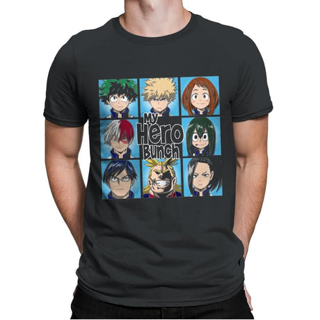 My Hero Bunch - Mens Premium T-Shirts RIPT Apparel Small / Heavy Metal