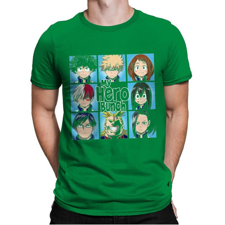 My Hero Bunch - Mens Premium T-Shirts RIPT Apparel Small / Kelly