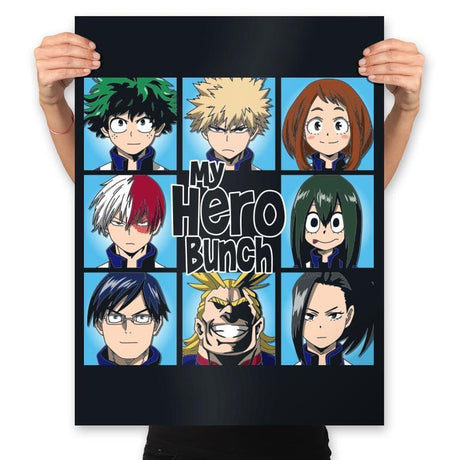 My Hero Bunch - Prints Posters RIPT Apparel 18x24 / Black