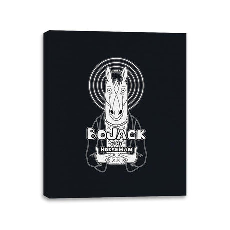 My Horseman - Canvas Wraps Canvas Wraps RIPT Apparel 11x14 / Black