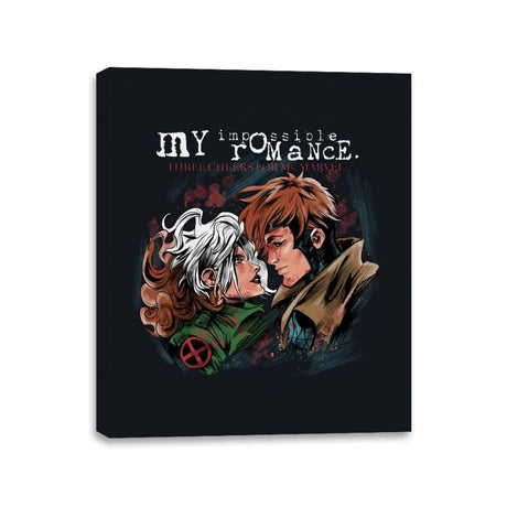 My Impossible Romance - Canvas Wraps Canvas Wraps RIPT Apparel 11x14 / Black