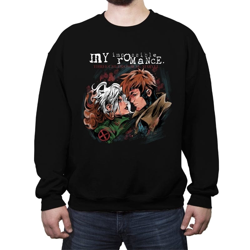 My Impossible Romance - Crew Neck Sweatshirt Crew Neck Sweatshirt RIPT Apparel Small / Black
