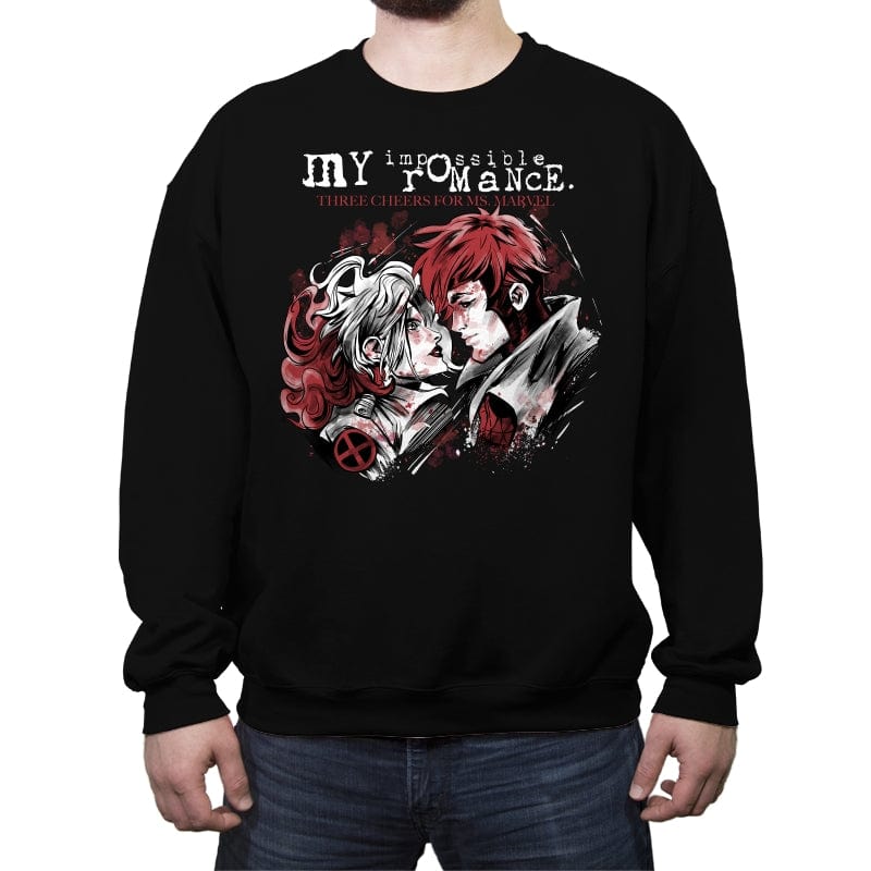 My Impossible Romance Remix - Crew Neck Sweatshirt Crew Neck Sweatshirt RIPT Apparel Small / Black