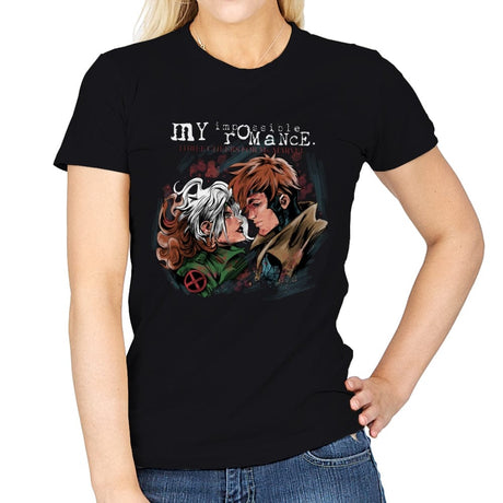 My Impossible Romance - Womens T-Shirts RIPT Apparel Small / Black