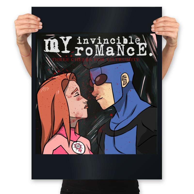 My Invincible Romance - Prints Posters RIPT Apparel 18x24 / Black