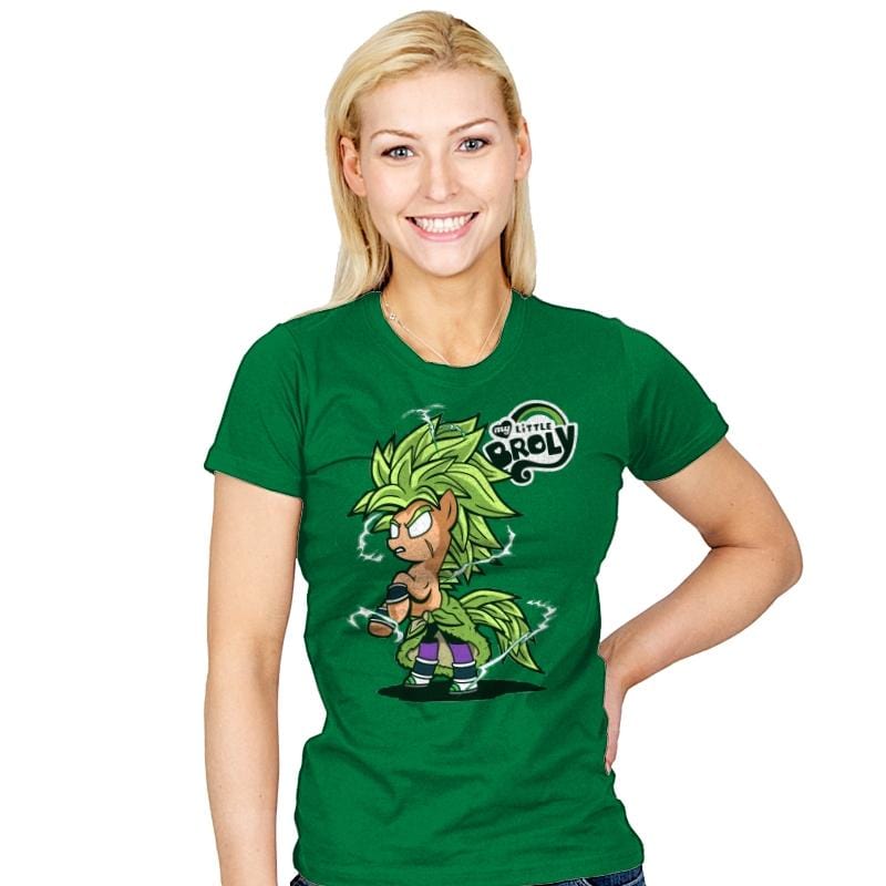 My Little Broly B - Womens T-Shirts RIPT Apparel Small / Kelly