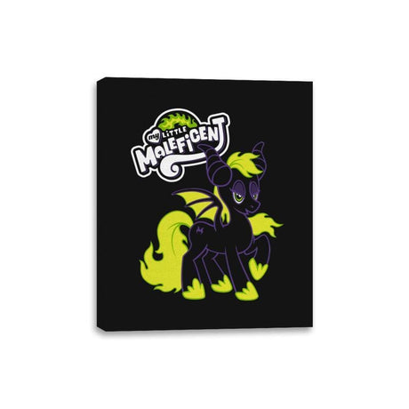My Little Mally - Canvas Wraps Canvas Wraps RIPT Apparel 8x10 / Black