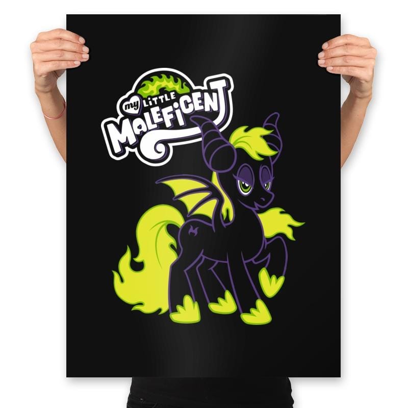 My Little Mally - Prints Posters RIPT Apparel 18x24 / Black