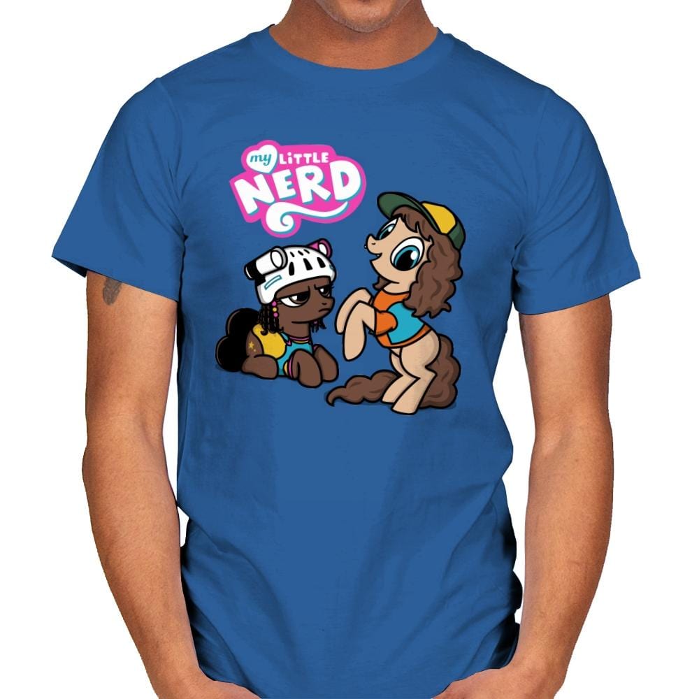 My Little Nerd - Mens T-Shirts RIPT Apparel Small / Royal