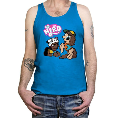 My Little Nerd - Tanktop Tanktop RIPT Apparel X-Small / Teal