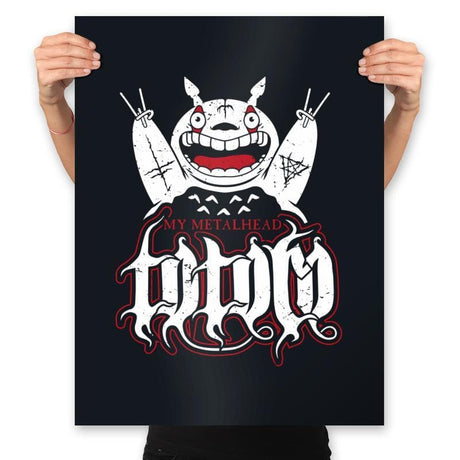 My Metalhead - Prints Posters RIPT Apparel 18x24 / Black