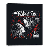 My Mighty Romance - Canvas Wraps Canvas Wraps RIPT Apparel 16x20 / Black