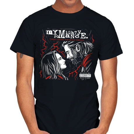 My Mighty Romance - Mens T-Shirts RIPT Apparel Small / Black