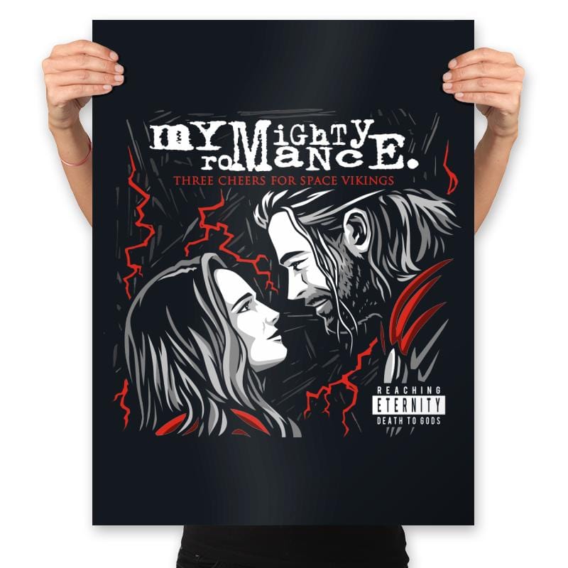 My Mighty Romance - Prints Posters RIPT Apparel 18x24 / Black