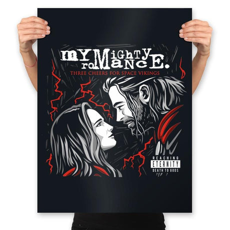 My Mighty Romance - Prints Posters RIPT Apparel 18x24 / Black
