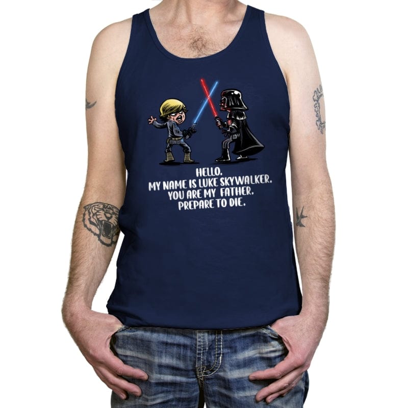 My Name is Luke - Tanktop Tanktop RIPT Apparel X-Small / Navy